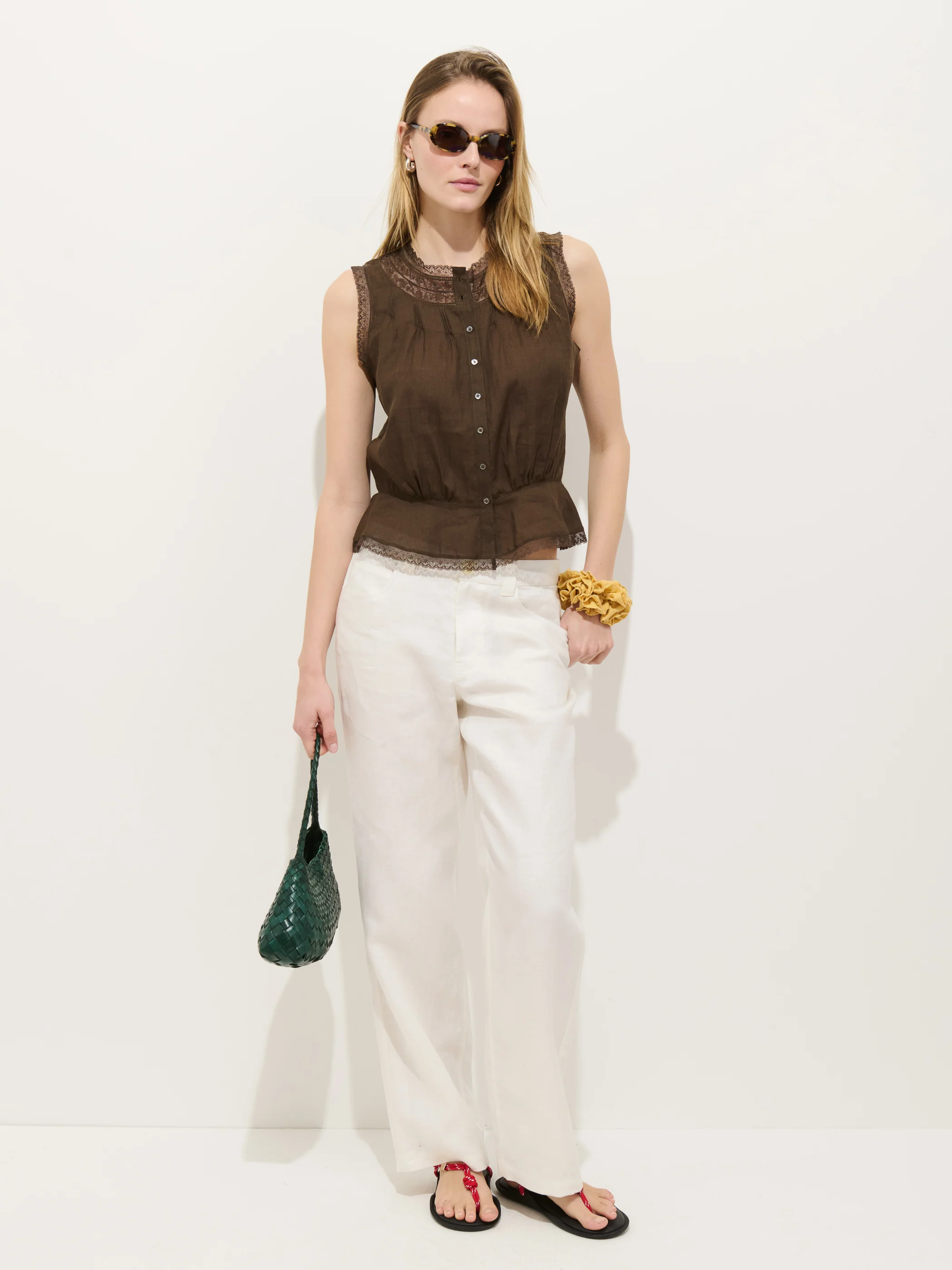 Collette Top In Ramie - Image 3