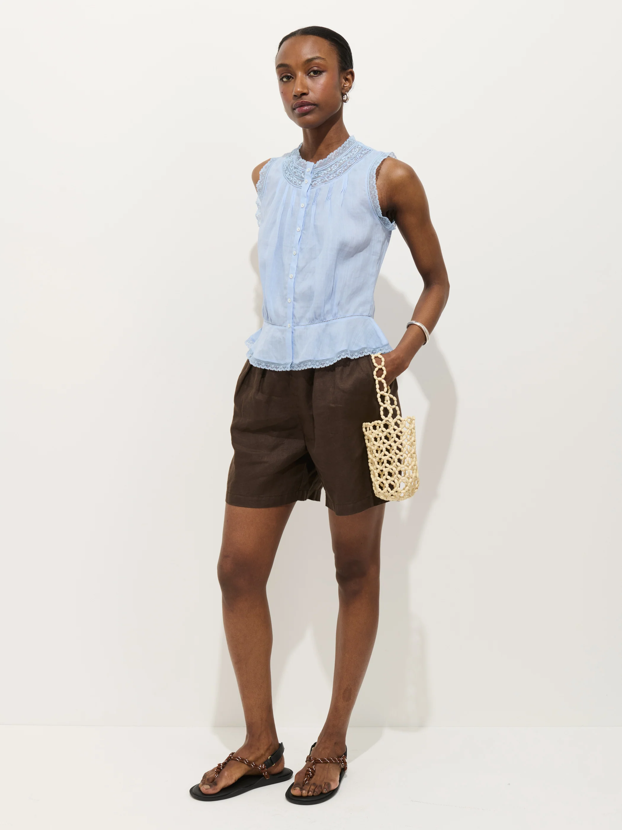 Collette Top In Ramie - Image 5