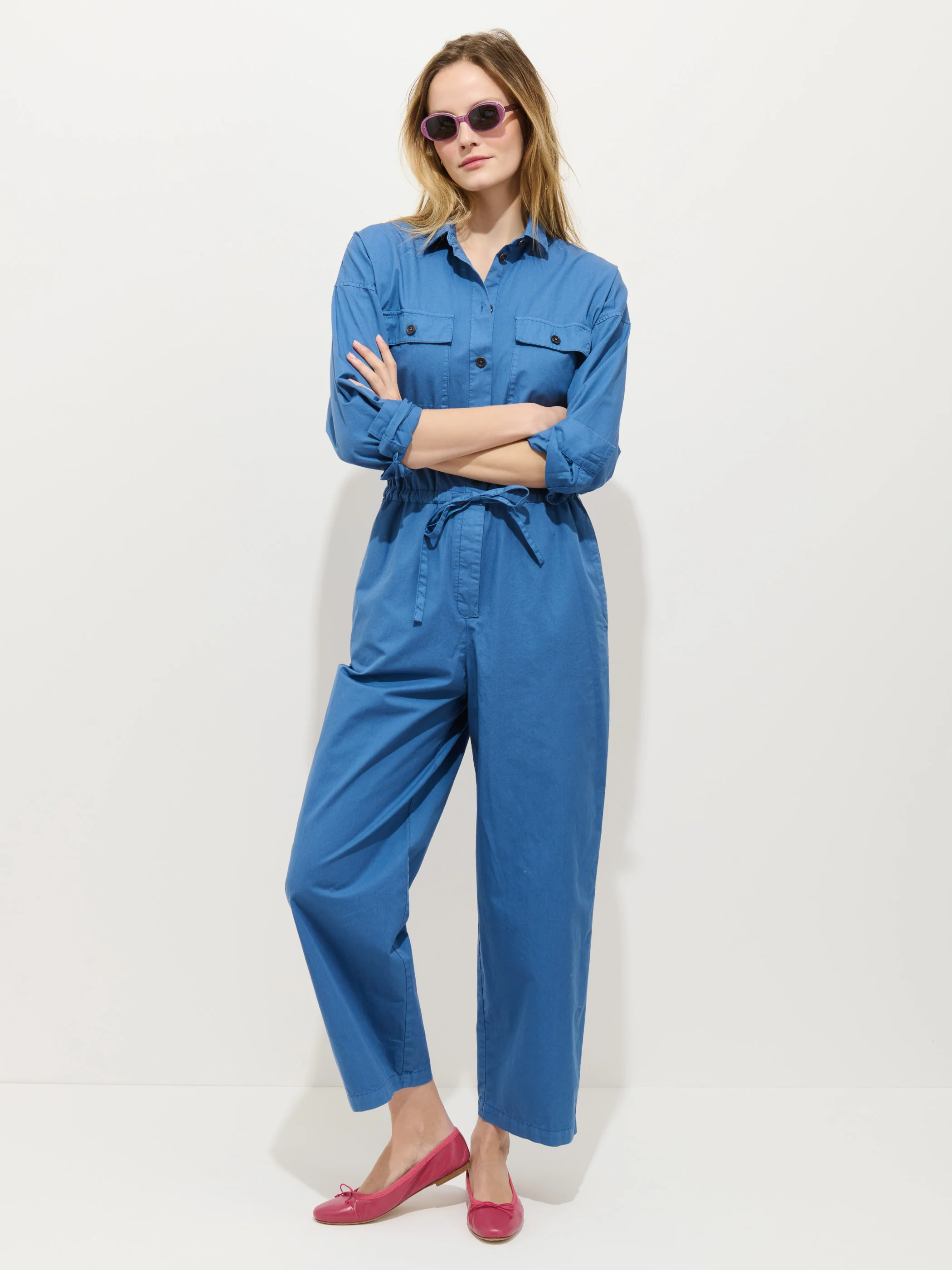 Delancey Jumpsuit In Lightweight Twill - Image 3
