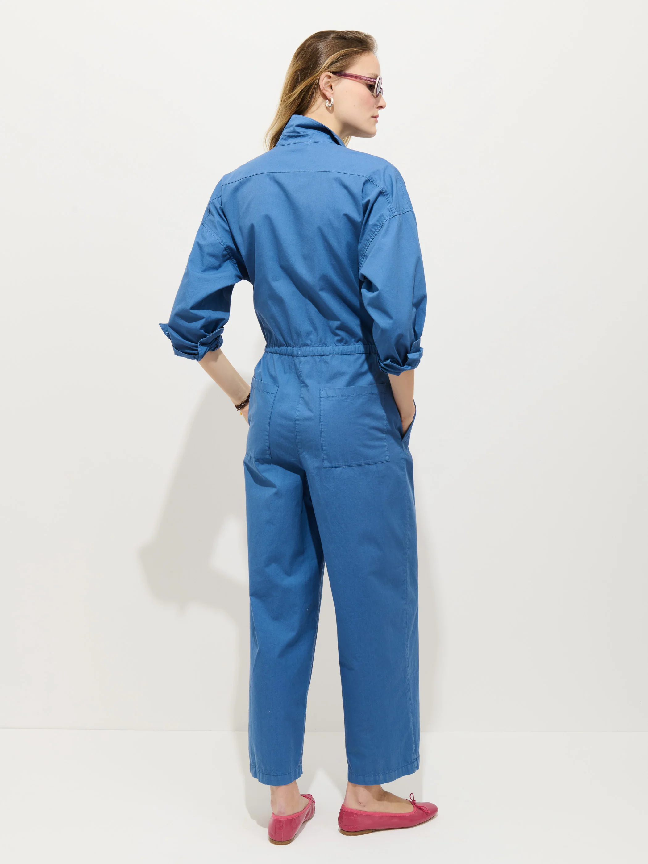 Delancey Jumpsuit In Lightweight Twill - Image 7