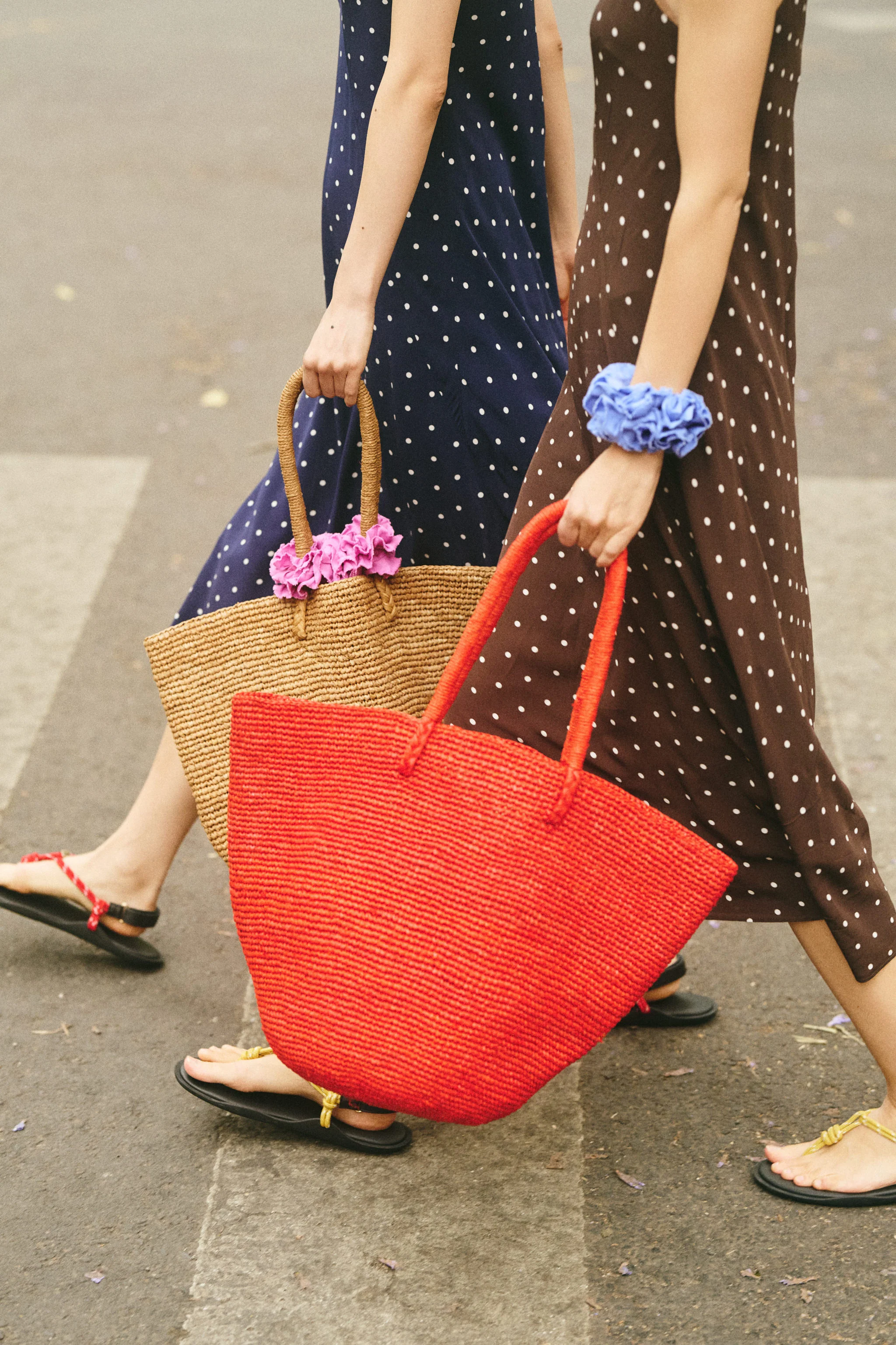 Frisee Hair Scrunchie In Linen - Image 3