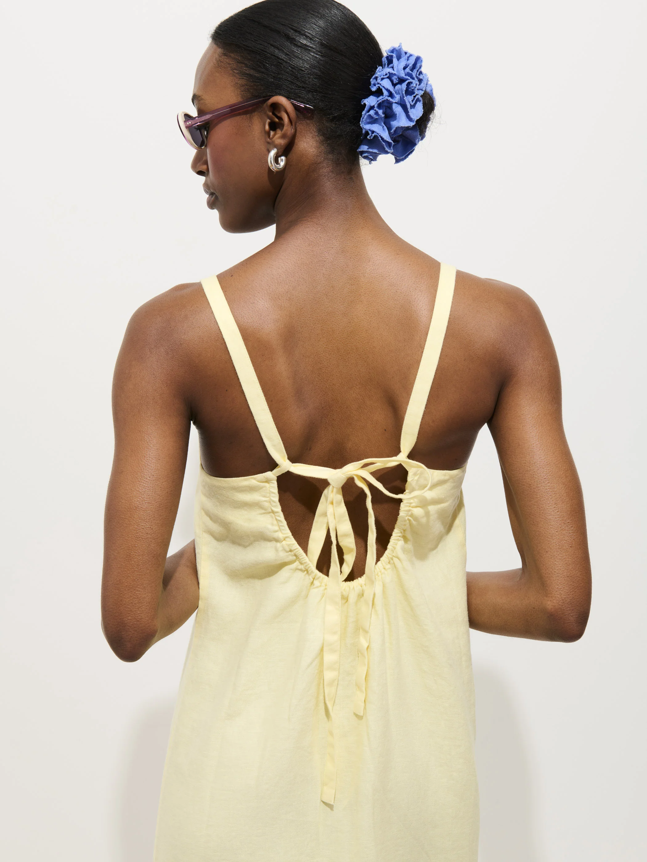 Marie Dress In Linen - Image 7