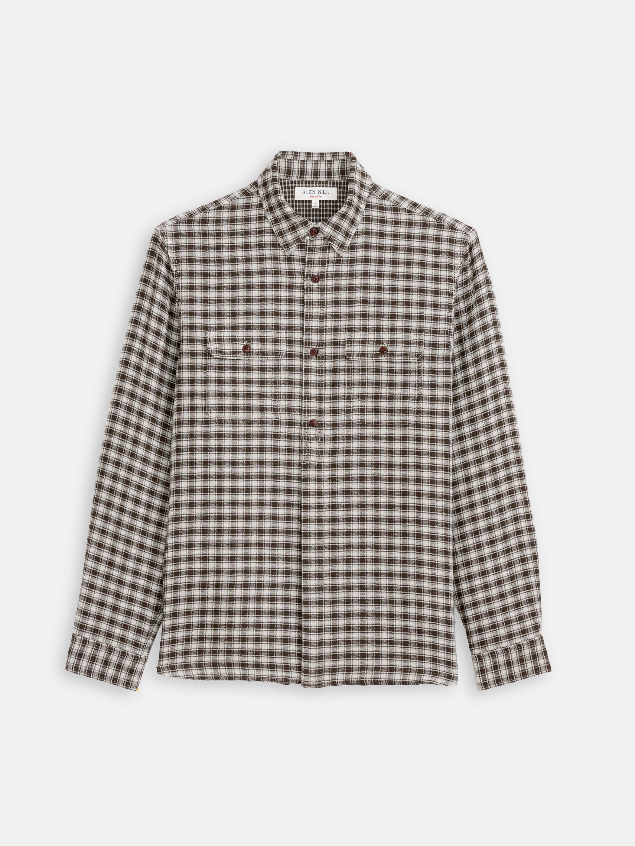 Mill Double Gauze Shirt In Cotton Plaid - Image 2