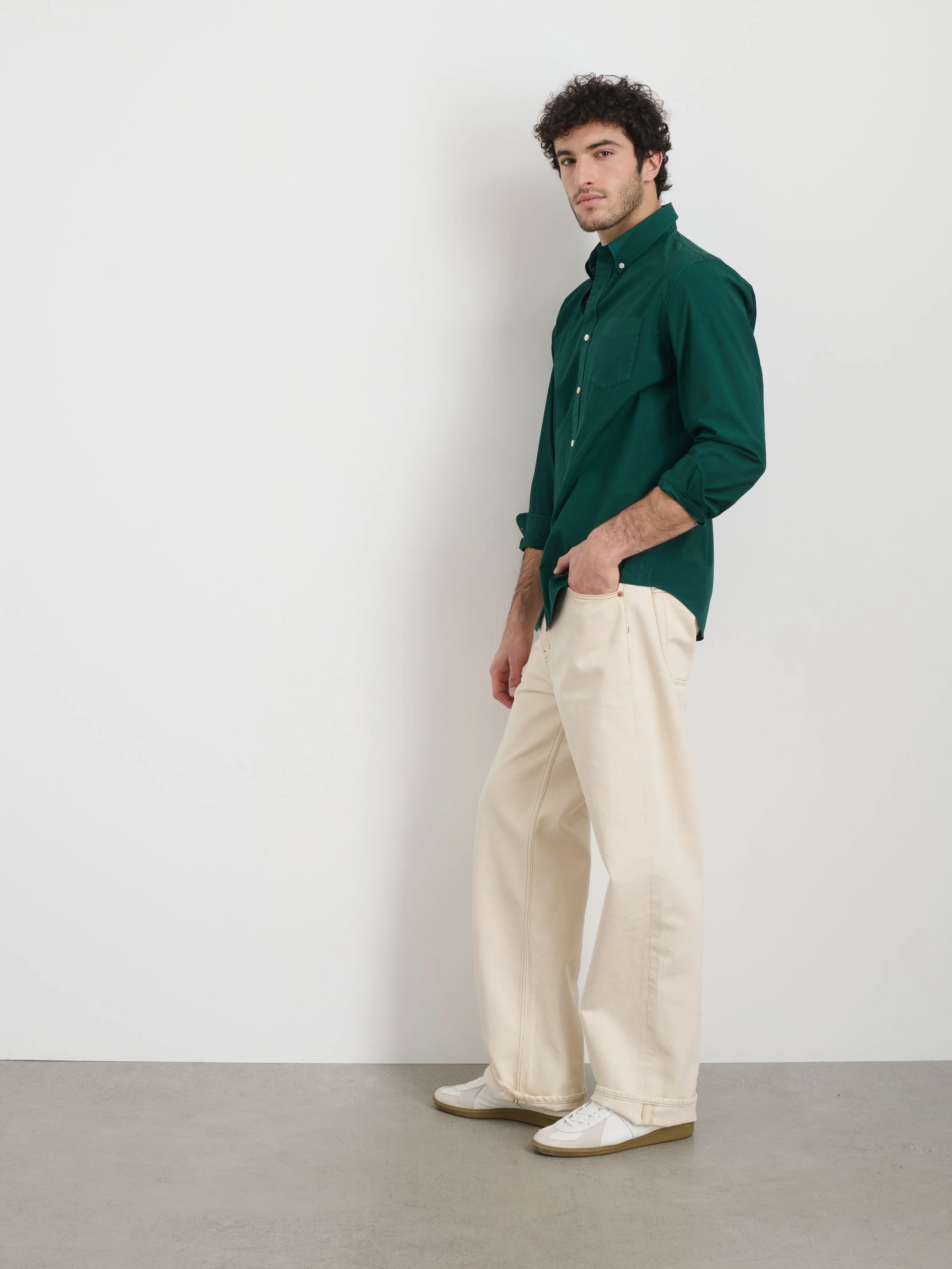Mill Shirt In Cotton Poplin - Image 4