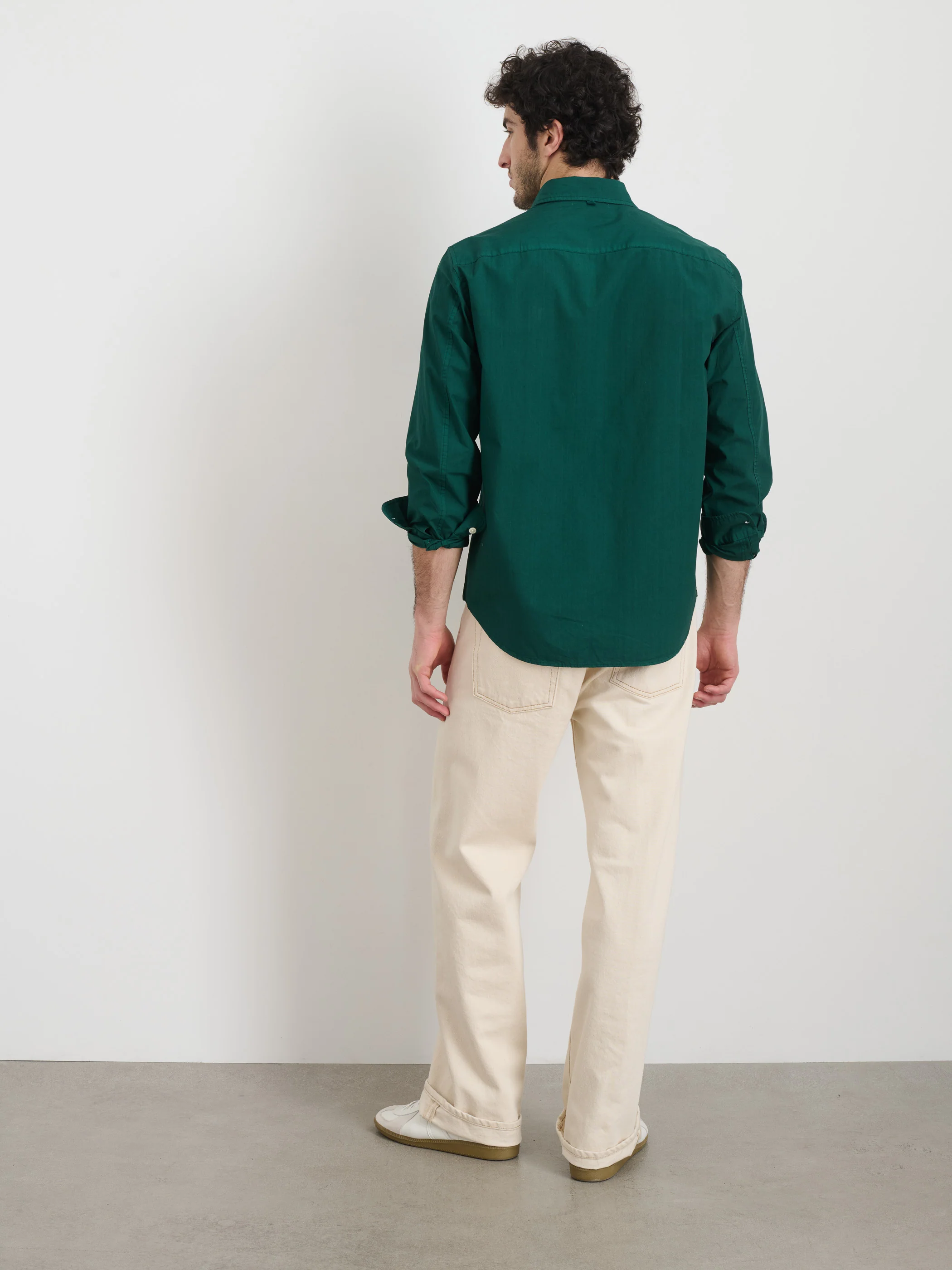 Mill Shirt In Cotton Poplin - Image 5