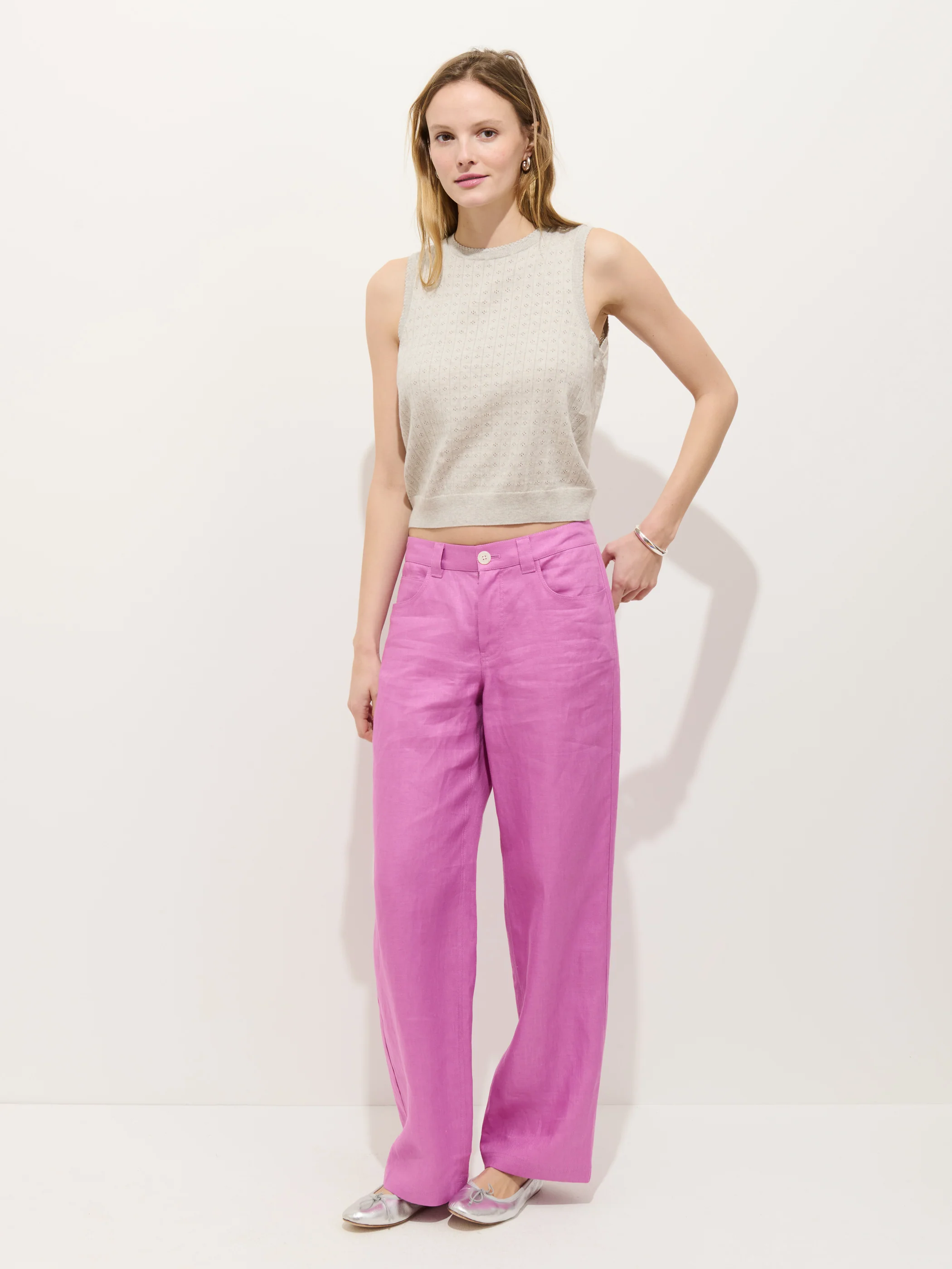 Odette Sweater Tank In Cotton Cashmere - Image 3