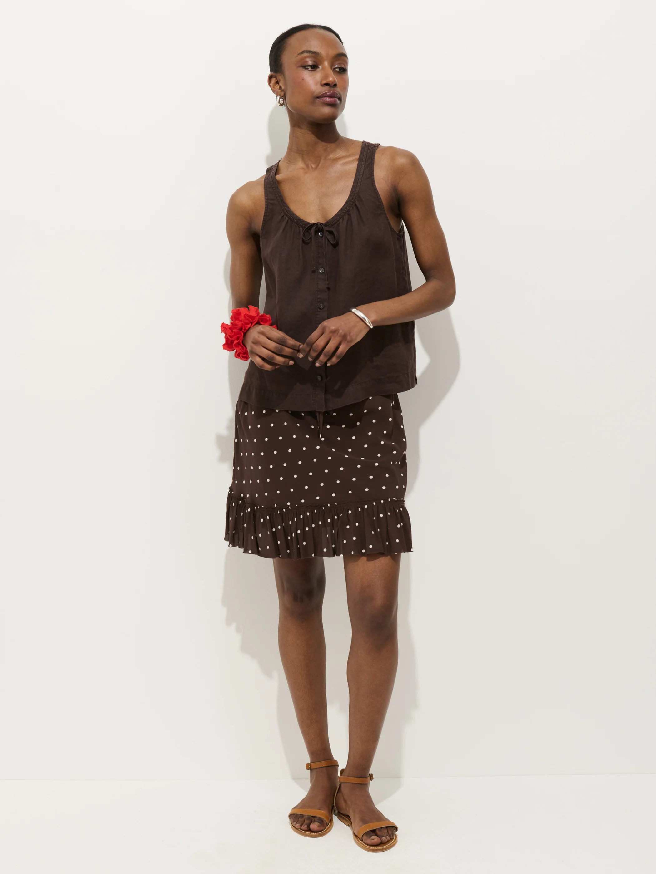 Sydney Top In Linen - Image 3
