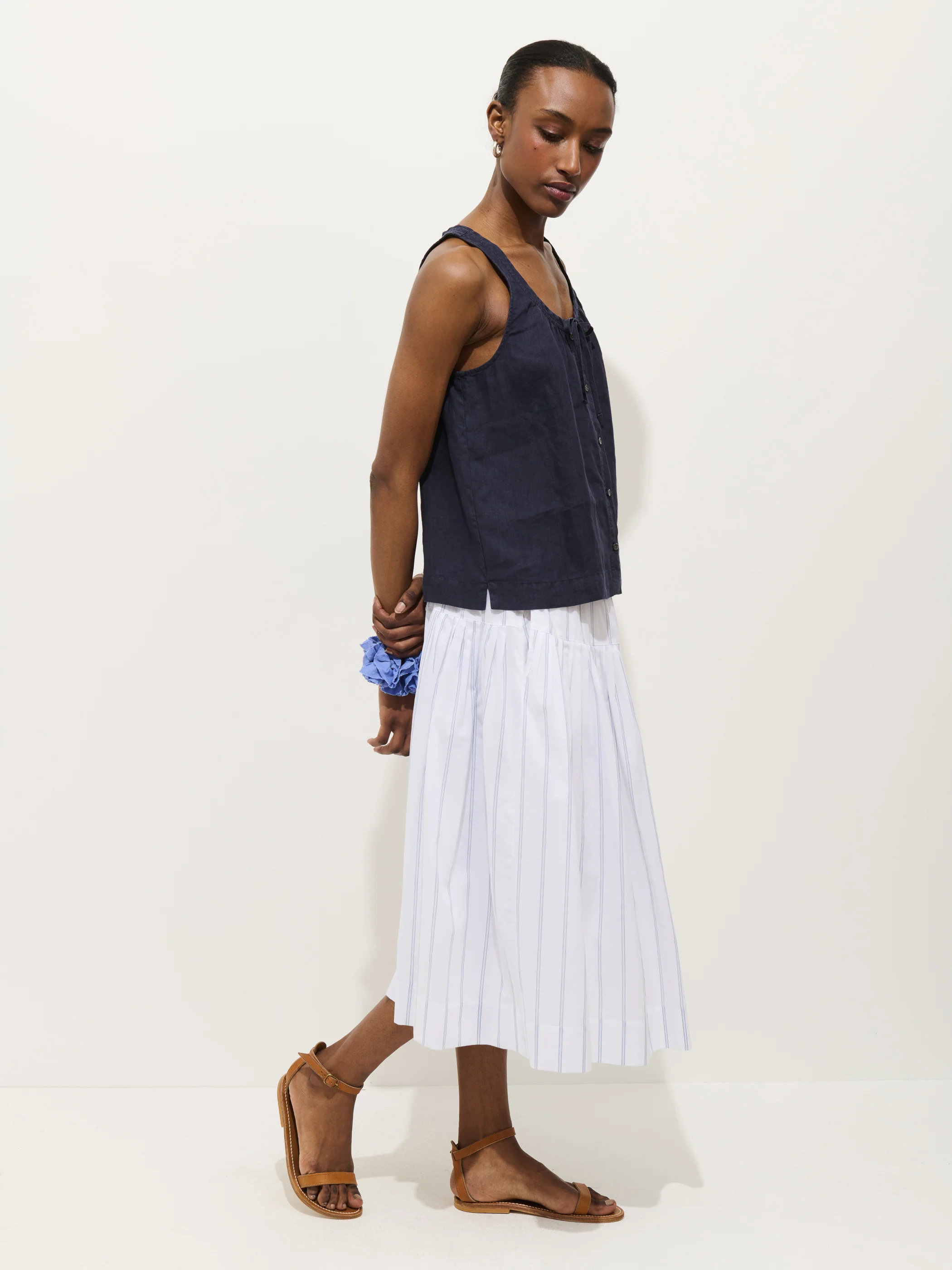 Sydney Top In Linen - Image 5