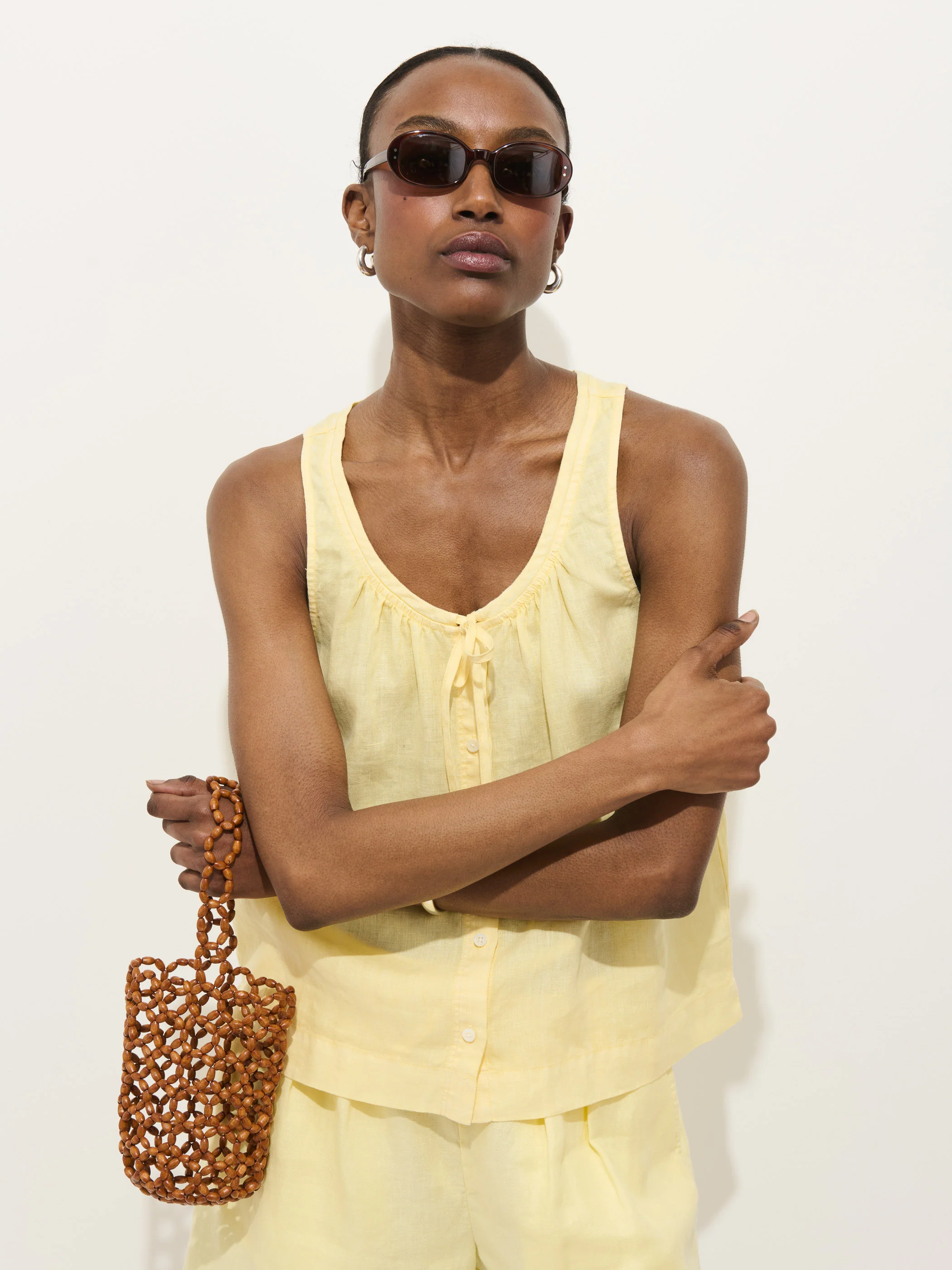 Sydney Top In Linen - Image 5