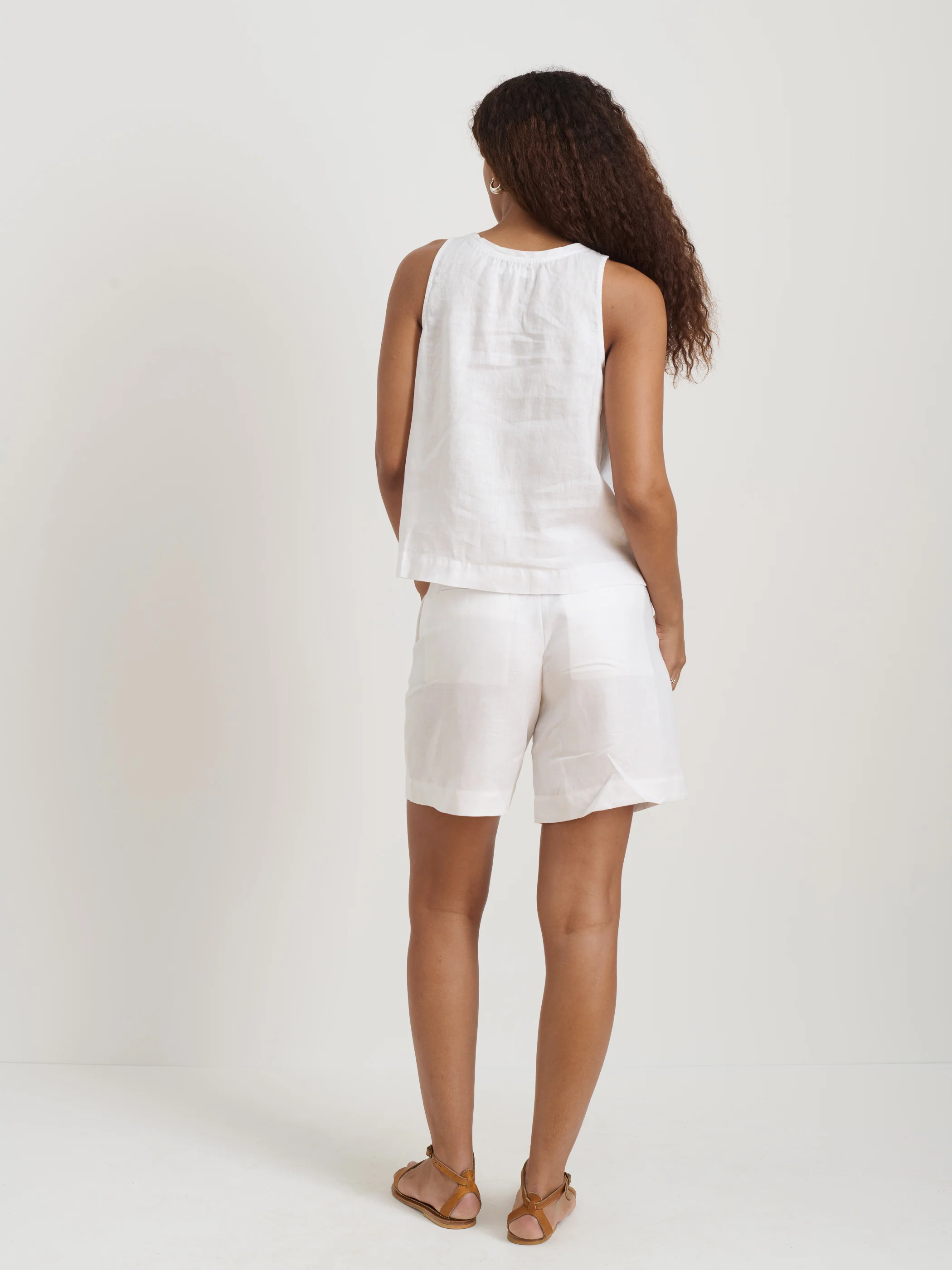 Sydney Top In Linen - Image 4